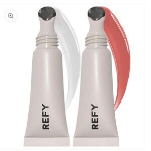 REFY Lip Gloss Duo in Clear and Rosewood